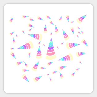 Unicorn horn pattern Sticker